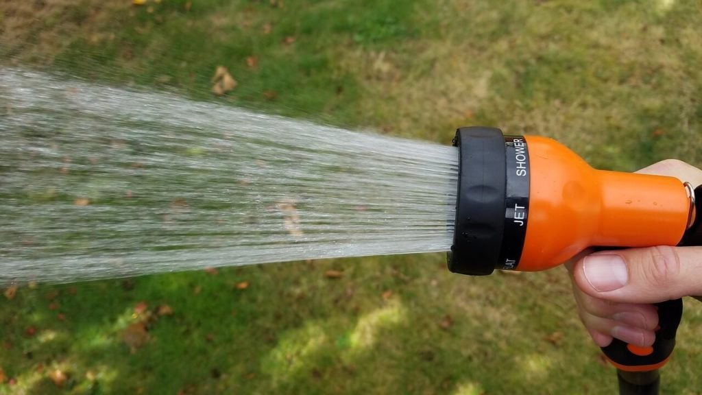 when watering your lawn and garden, be sure that the water can be absorbed into the soil