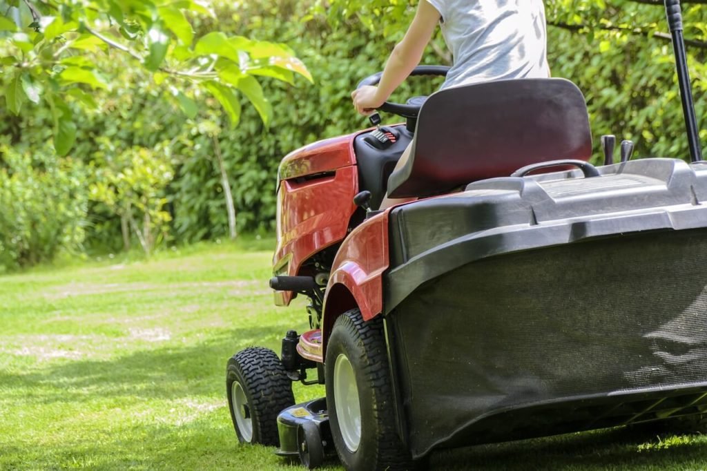 a ride on mower is perfect for large lawns without obstacles