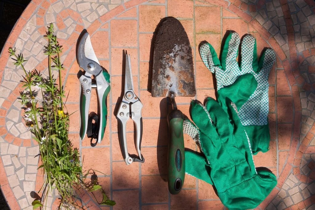 The right tools and protective gear for yard work is essential.