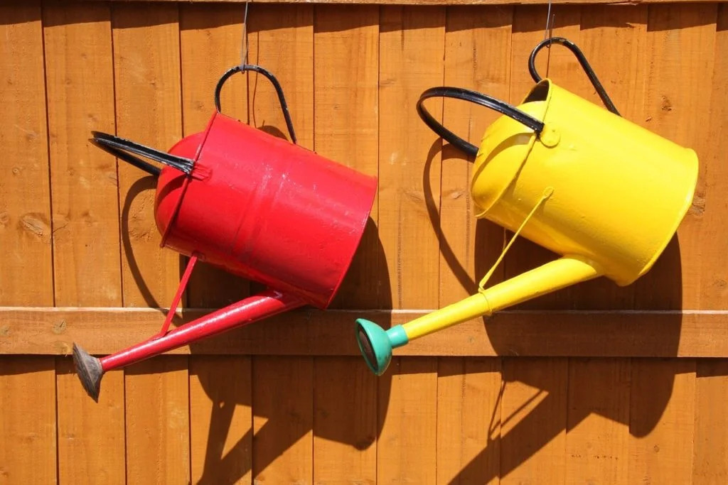 brightly colored decorations look great on your fence
