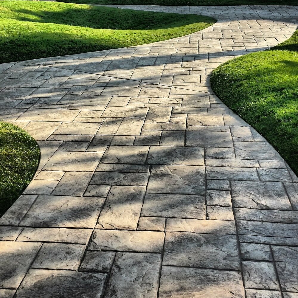 concrete pavers make a great walkway