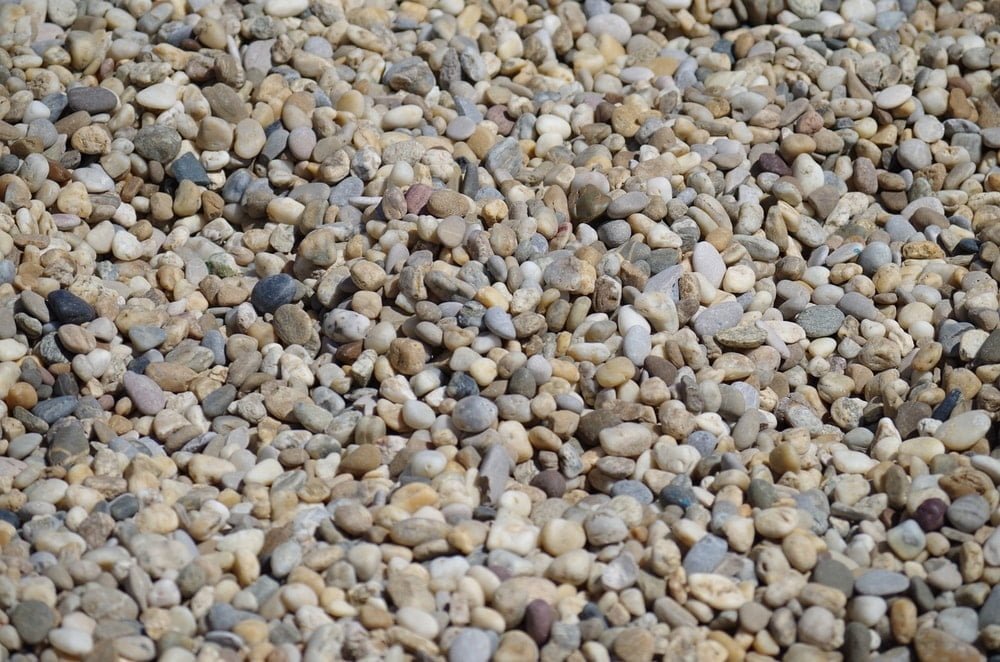 gravel can be a great material for a walkway