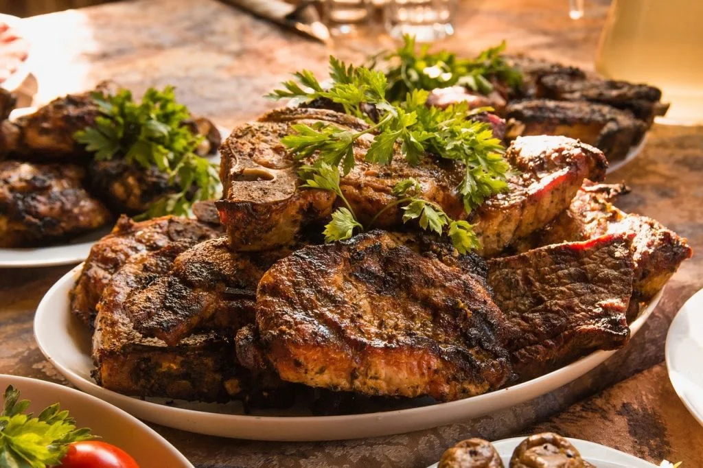 delicious steak right off the grill