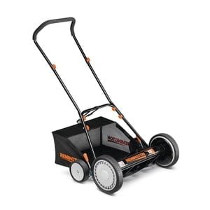 remington 18 inch reel push lawnmower with grass catcher
