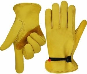 olson deepak leather gloves