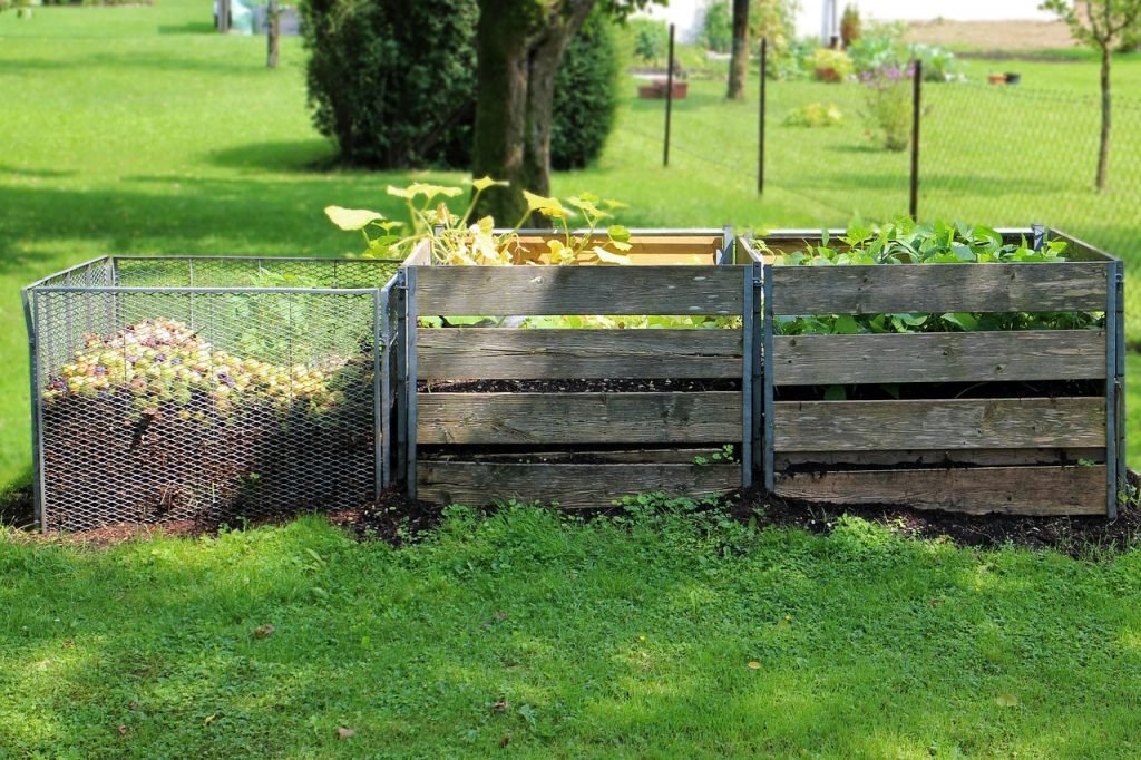 create a bin for your compost heap that allows it to get air
