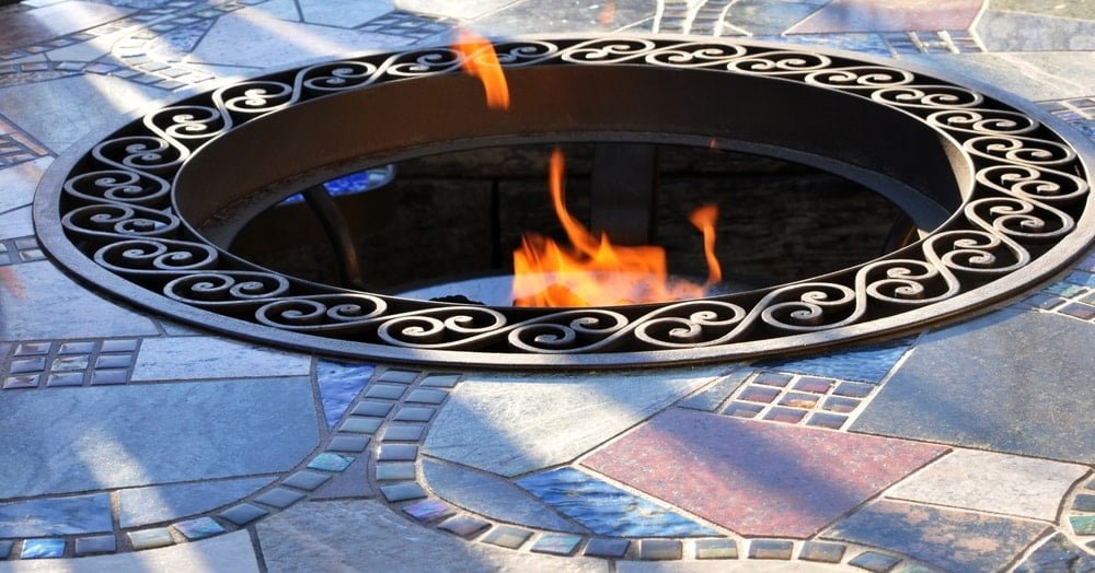 fancy fire pits add character to patios
