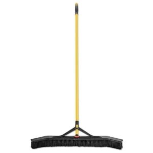 rubbermaid maximizer push broom with push to center sides