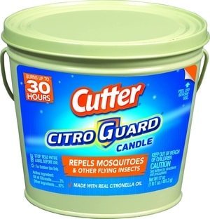 cutter brand mosquito and gnat citronella candle