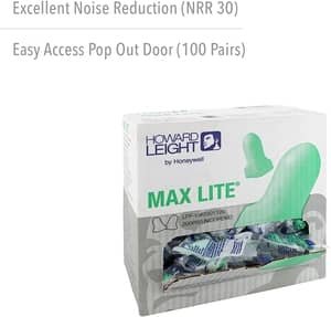 box of earplugs for quality hearing protection