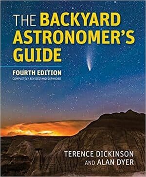 Dickinson's "Backyard Astronomer's Guide" book jacket, 4th edition