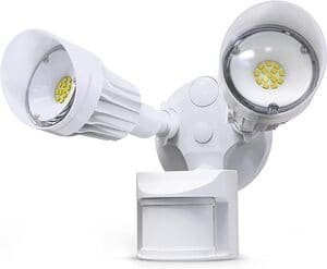 outdoor hardwired security lighting with motion detection