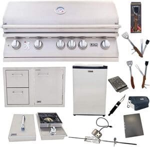 lion L90000 grill and refrigerator
